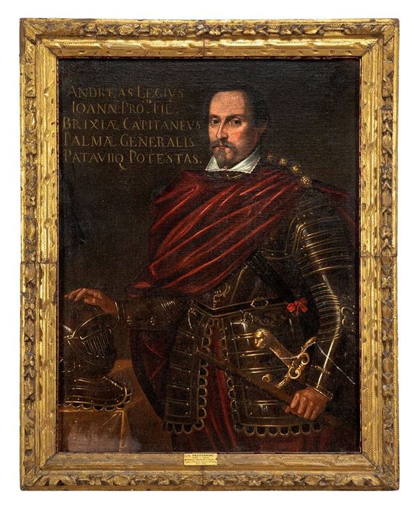 Dipinto, Ritratto di  Andrea Da Lezze (1577-1661), Cerchia di Alessandro Varotari detto il Padovanino (1588 – 1649)  - Asta Antiquariato, Sessione 2 - II - Incanto Casa d'Aste e Galleria