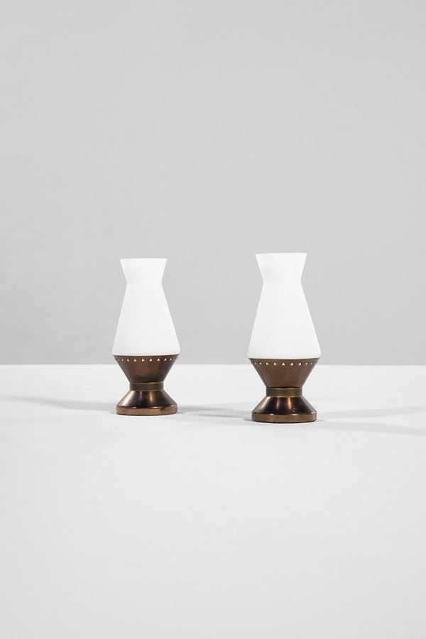 Stilnovo - Coppia di lampade da tavolo