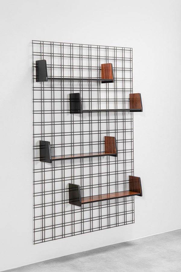 Studio Ponti Fornaroli Rosselli - Libreria modulare con ripiani a giorno