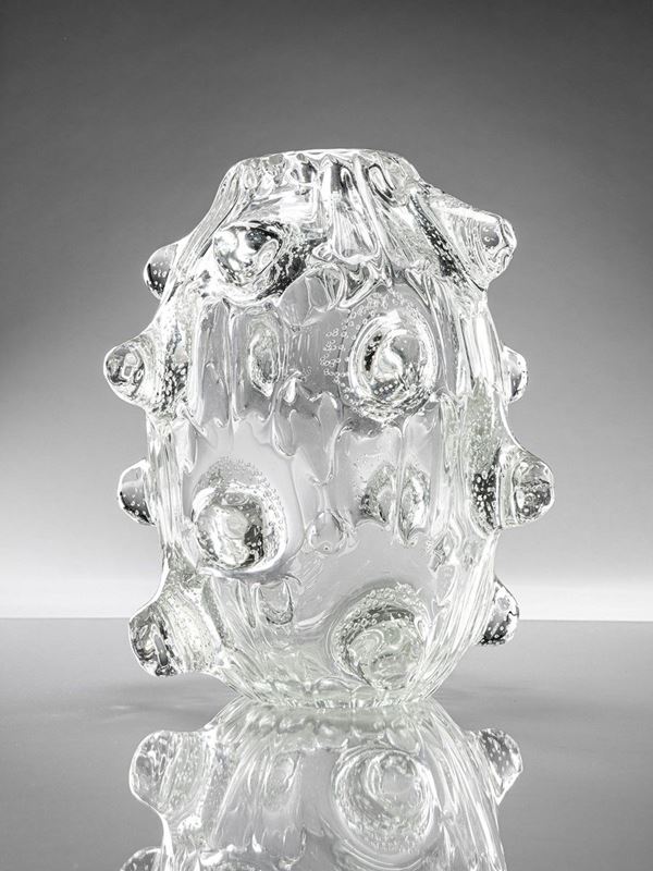 Ercole Barovier - Grande vaso della Serie a Mugnoni