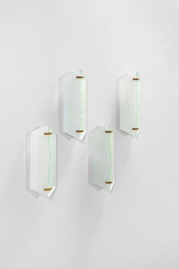 Max Ingrand - Quattro lampade da parete mod. 2443/1