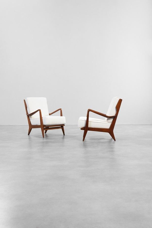 Gio Ponti - Coppia di poltrone mod. 516