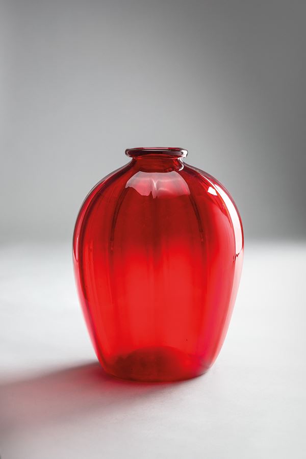 Vittorio Zecchin - Vaso costolato mod. 5300