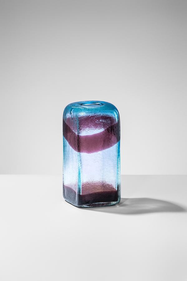 Alfredo Barbini - Vaso vetro corroso