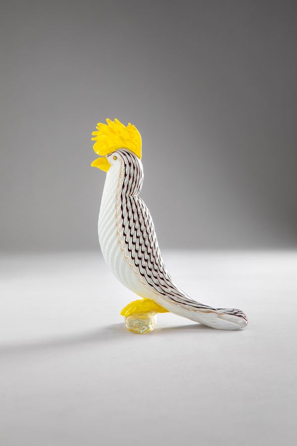 Dino Martens - Scultura a forma di pappagallo