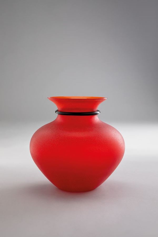 Flavio Barbini - Vaso in vetro salinizzato