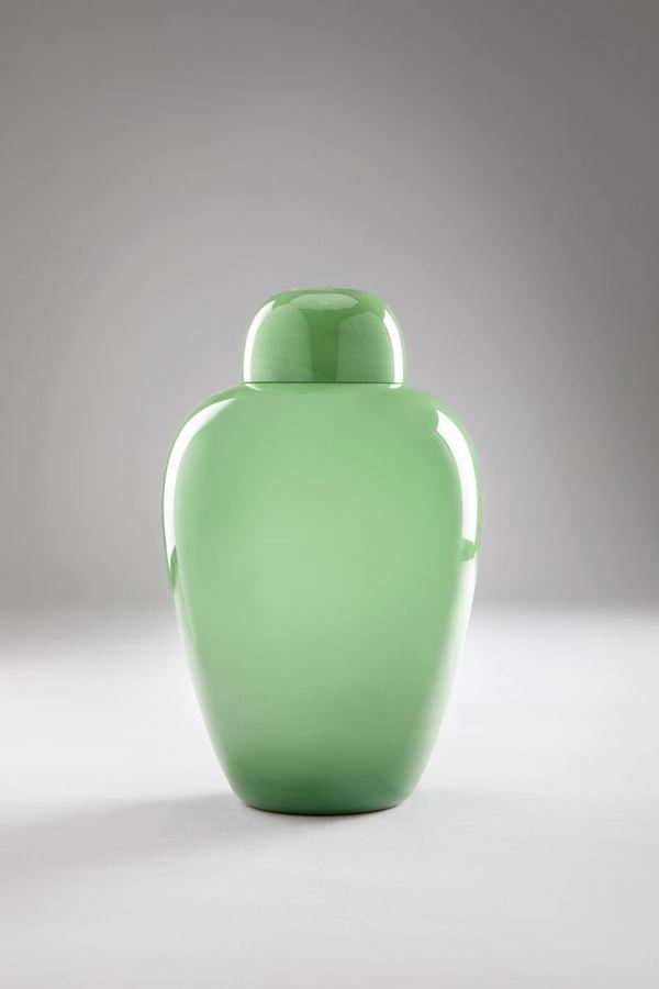 Tobia Scarpa - Vaso con coperchio della serie Opachi