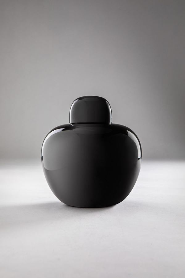 Tobia Scarpa - Vaso con coperchio della serie Opachi