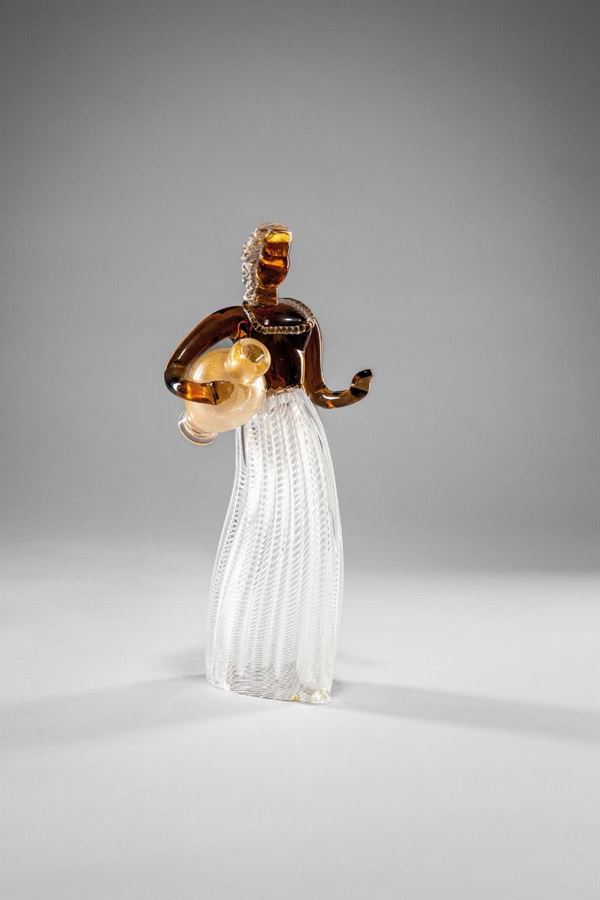 Ercole Barovier - Scultura di portatrice d'acqua