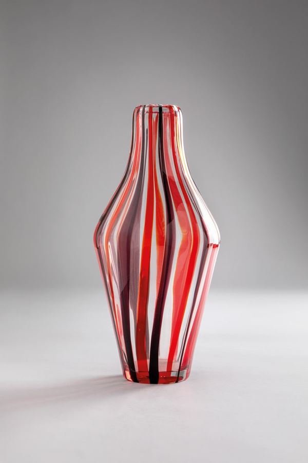 Carlo Moretti : Vaso Alghe  - Asta Importanti Vetri di Murano da una collezione privata - Incanto Casa d'Aste e Galleria
