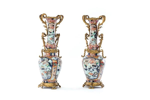 Coppia di grandi vasi in porce  - Asta Antiquariato - Incanto Casa d'Aste e Galleria