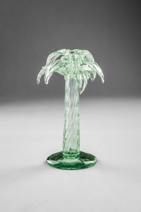 Tommaso Barbi : Candeliere a forma di palma  - Asta Vetri di Murano e dal Mondo - Incanto Casa d'Aste e Galleria