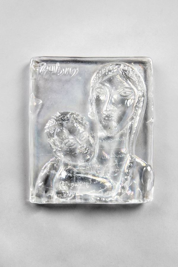 Reuven Rubin - Placca raffigurante la Maternit&#224;