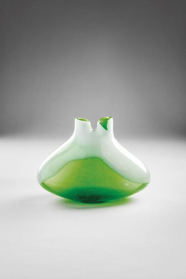 Vetreria Navagero Murano - Vaso a doppio colletto