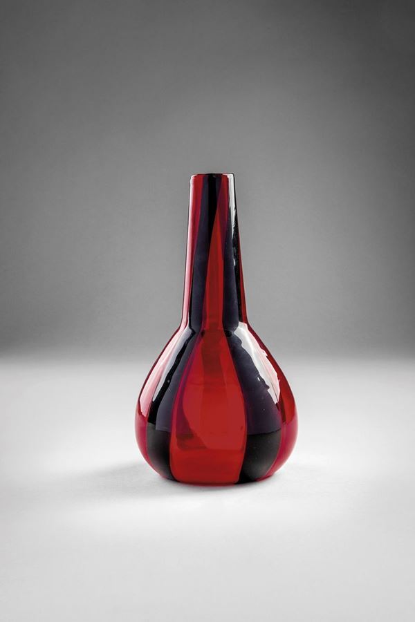 Fulvio Bianconi - Vaso a fasce verticali