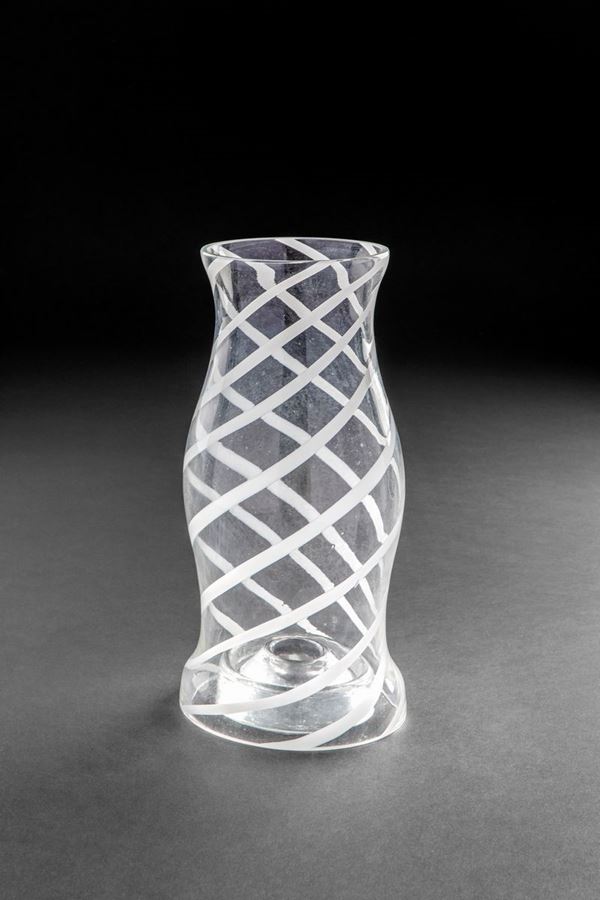 Fulvio Bianconi : Portacandele a spirale  - Auction Important Glass from Murano and beyond. - Incanto Casa d'Aste e Galleria