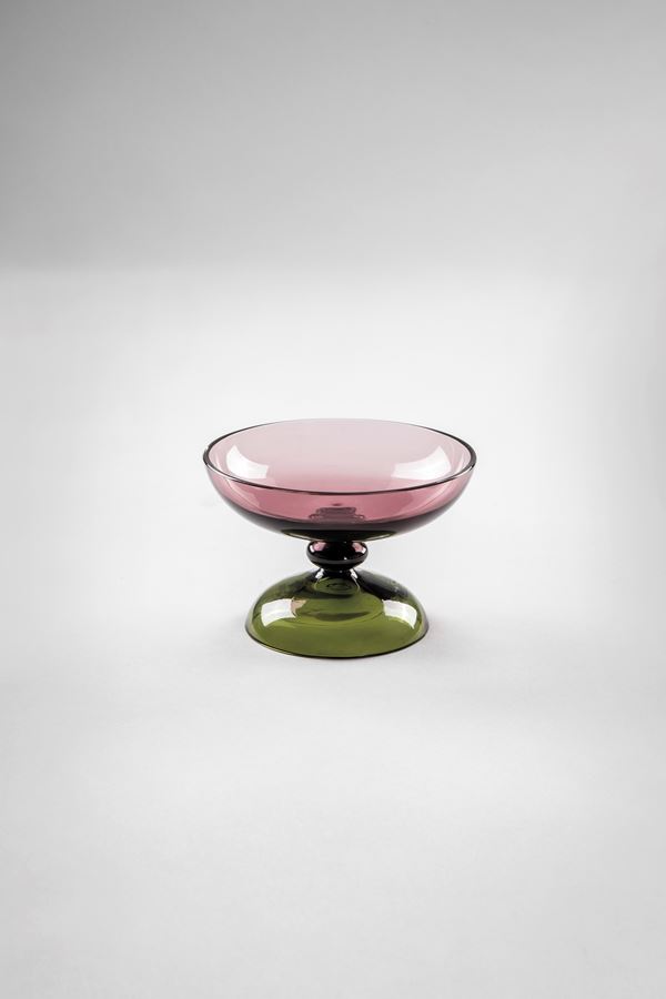 Marcello Furlan - Coppa in vetro colorato