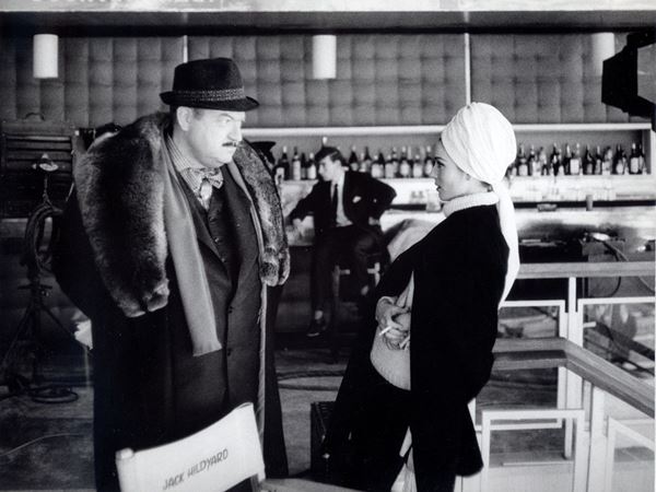 Pierluigi Praturlon : Elsa Martinelli e Orson Wells   - Asta Fotografia - Incanto Casa d'Aste e Galleria