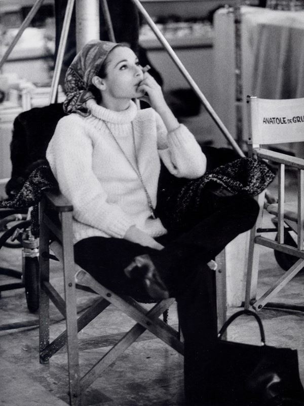 Pierluigi Praturlon - Elsa Martinelli sul set del fi