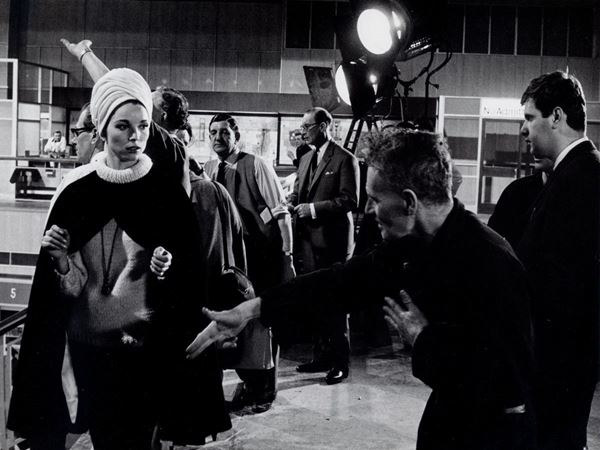 Gianni Gironi - Elsa Martinelli sul set del fi