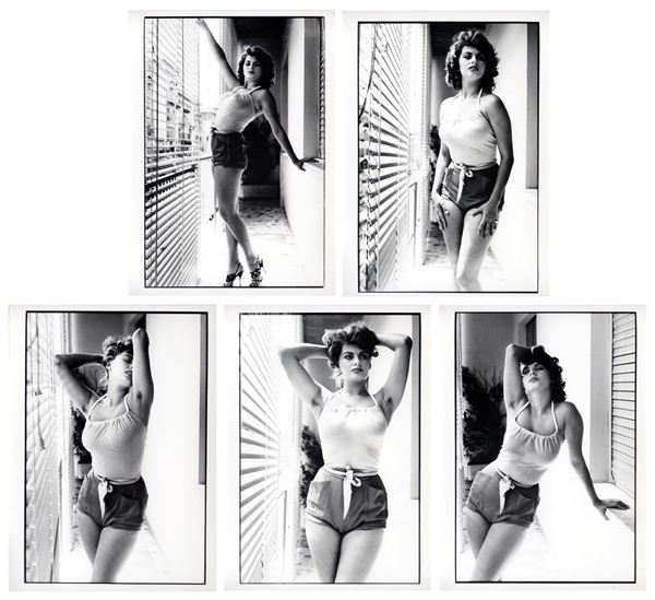 Pierluigi Praturlon - Sofia Loren in posa, cinque sc