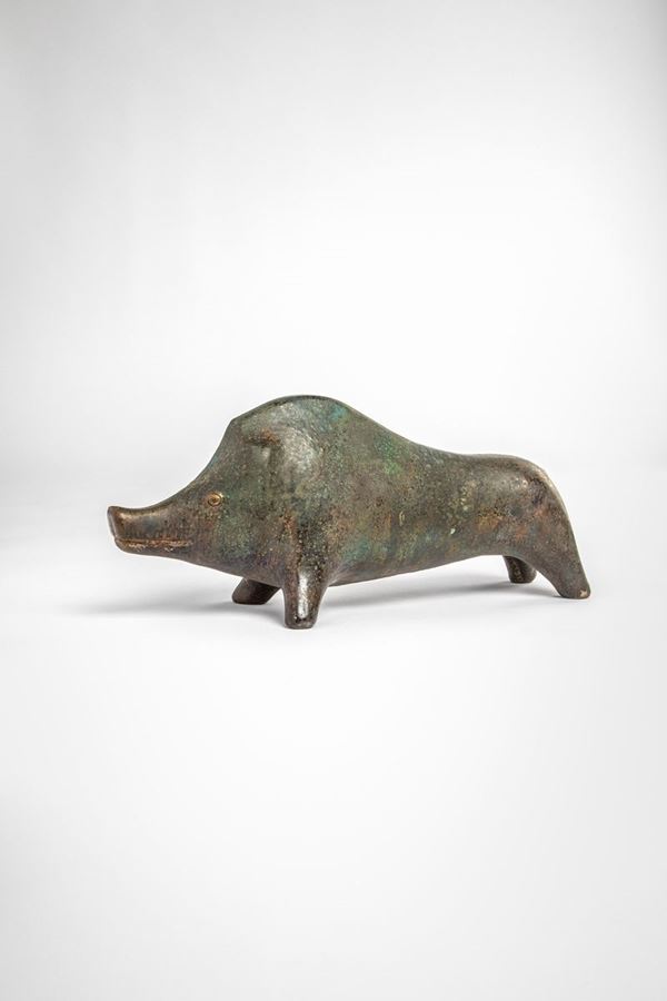 Aldo Londi - Cinghiale in ceramica