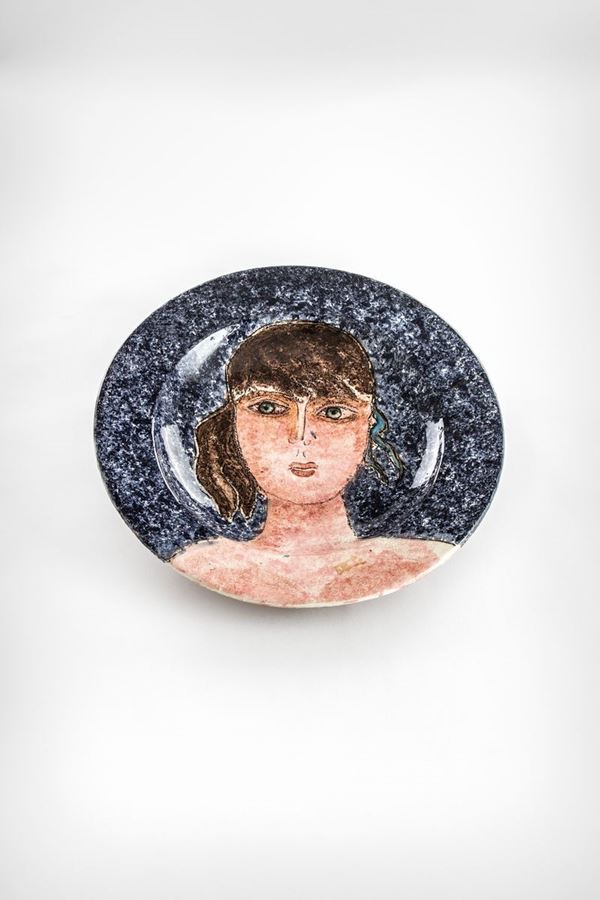 Franco Gentilini - Grande piatto in ceramica