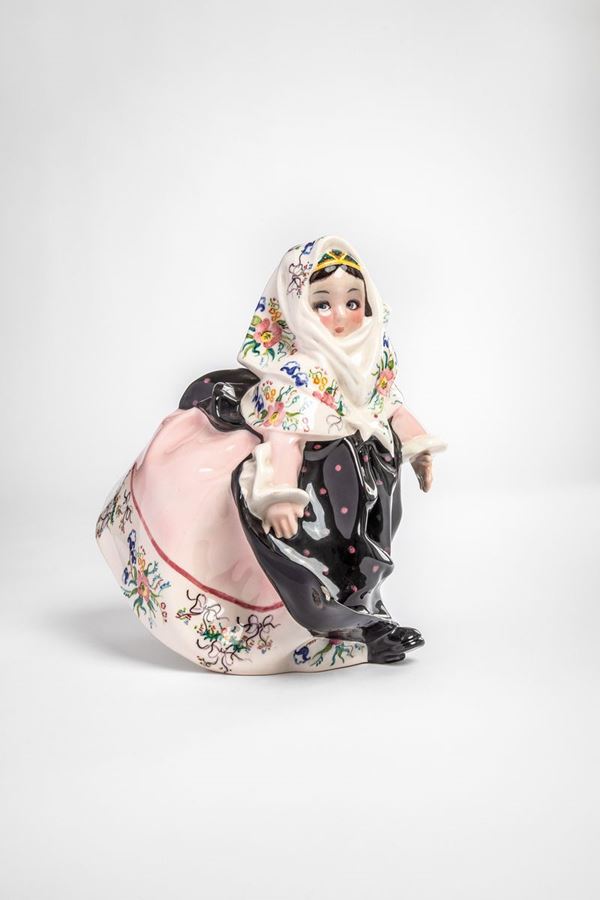 Alessandro Vacchetti - Bimba in costume sardo