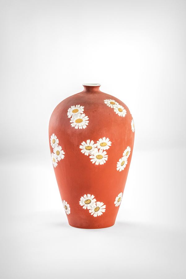 Richard Ginori - Vaso in ceramica rossa