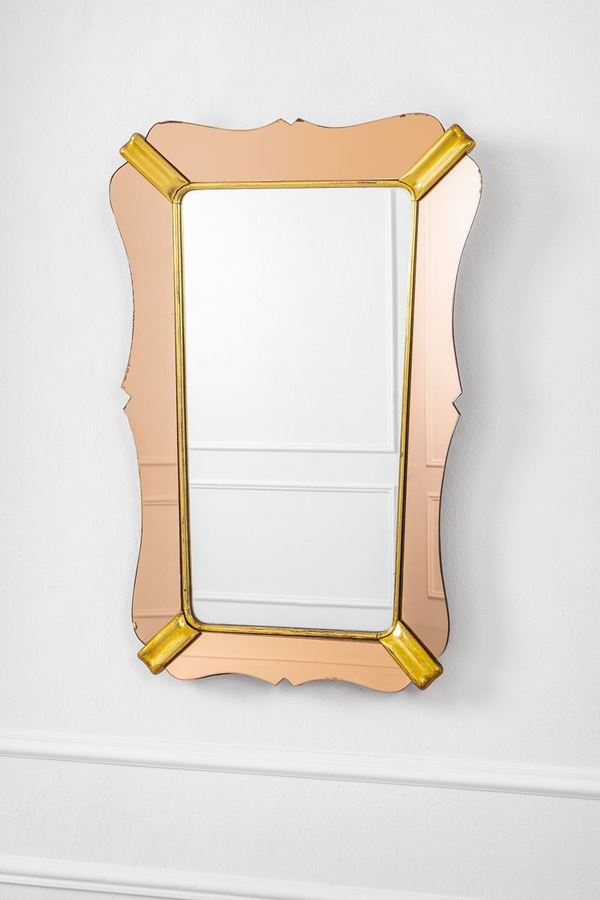 Luigi Fontana (attr.) - Specchio da parete anni &#39;50