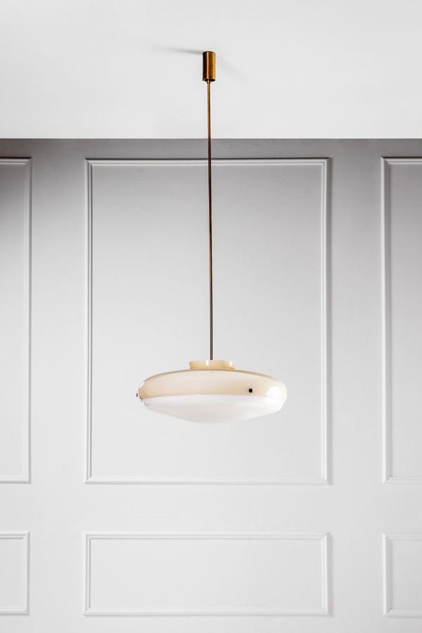 Venini (attr. ) - Lampada a sospensione in vetro anni &#39;50
