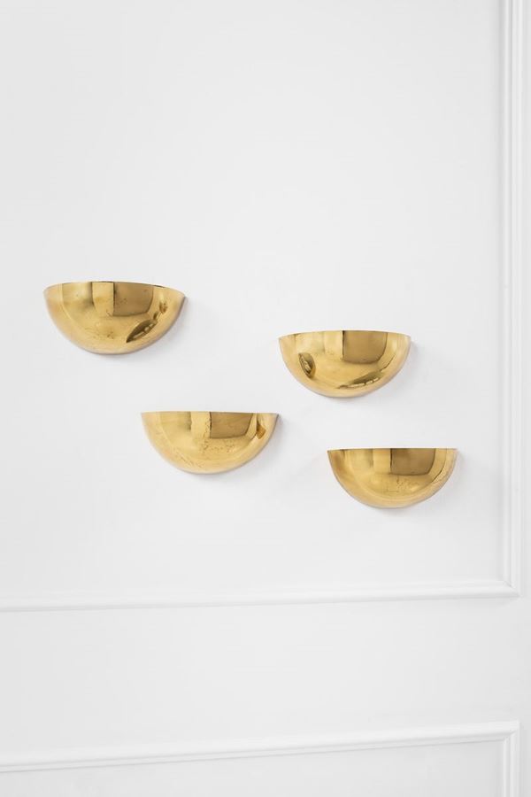 Quattro lampade da parete anni &#39;70  - Asta Classic Design - Incanto Casa d'Aste e Galleria