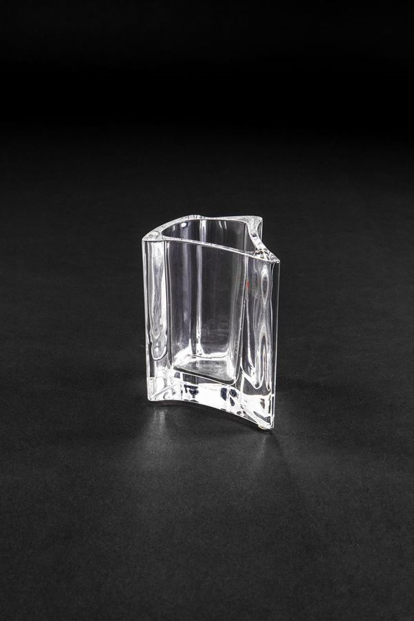 Angelo Mangiarotti - Vaso in cristallo