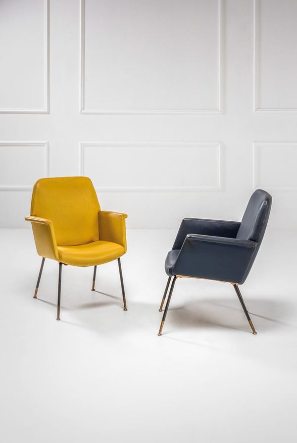 Gastone Rinaldi - Due poltroncine mod. DU23P