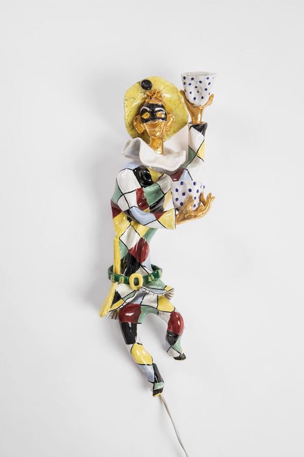 Lampada da parete ad Arlecchino