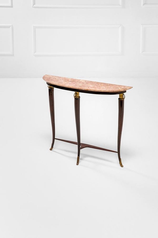 Console a mezzaluna anni &#39;50