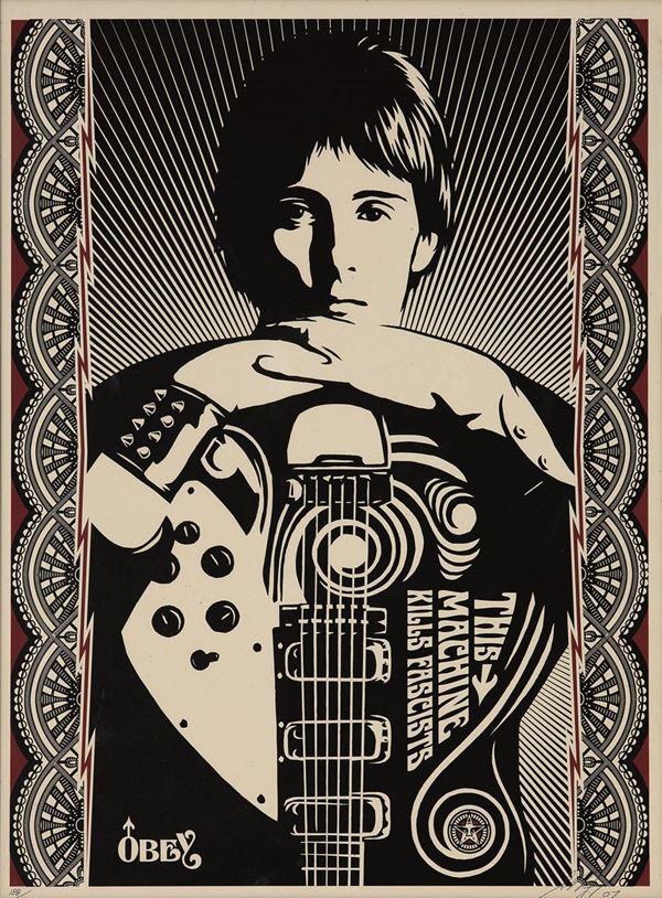 Obey Giant (Frank Shepard Fairey) - This machine kills fascists