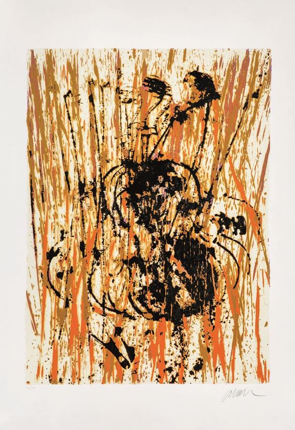 Arman (Pierre Fernandez Armand) - Burned Violin