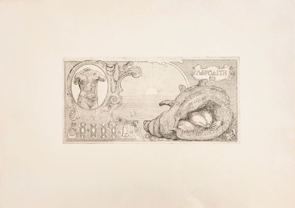 Italo Cremona - Biglietto da 50.000