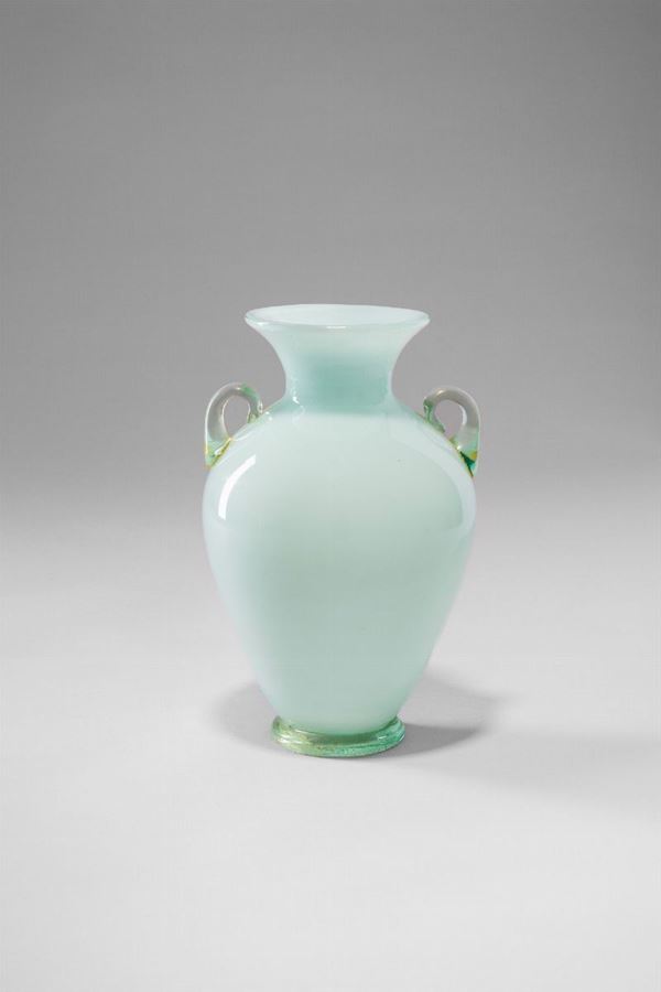 Flavio Poli - Vaso incamiciato con anse modello 4684