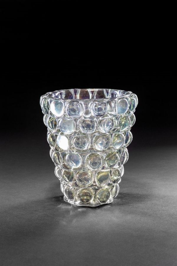 Ercole Barovier - Vaso della serie “a lenti”