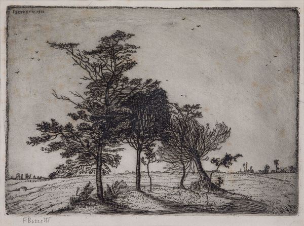 Francesco  Bozzetti Cino - I tre alberi