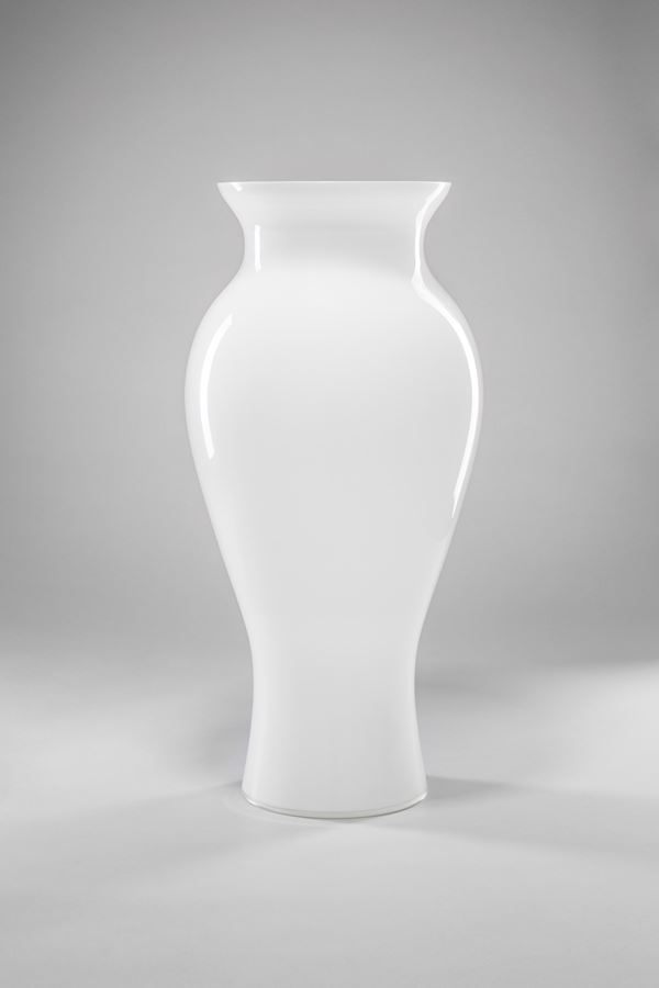 Barovier &amp; Toso - Grande vaso incamiciato lattimo
