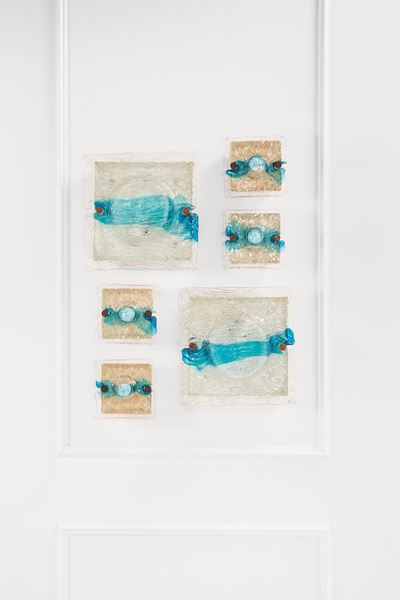Sei Lampade da Parete della Serie Quilt
