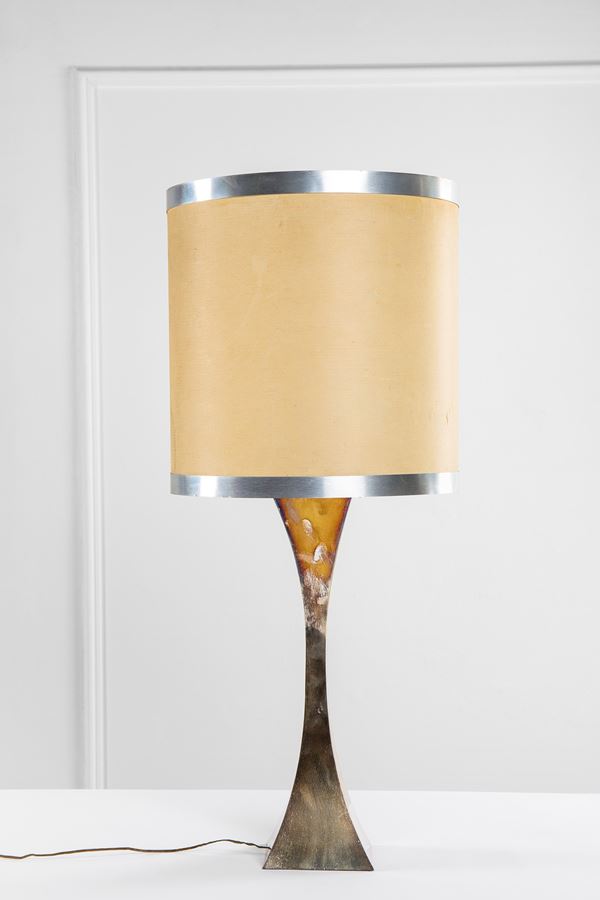 A. Tonello,A. Montagna Grillo - Lampada da tavolo mod. Piramide