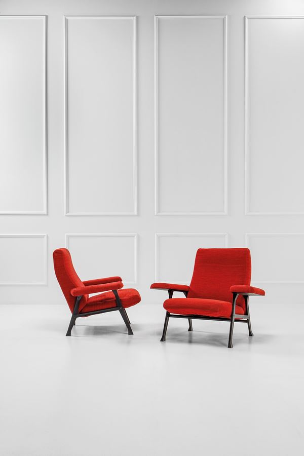Roberto Menghi - Coppia di poltrone mod. Hall