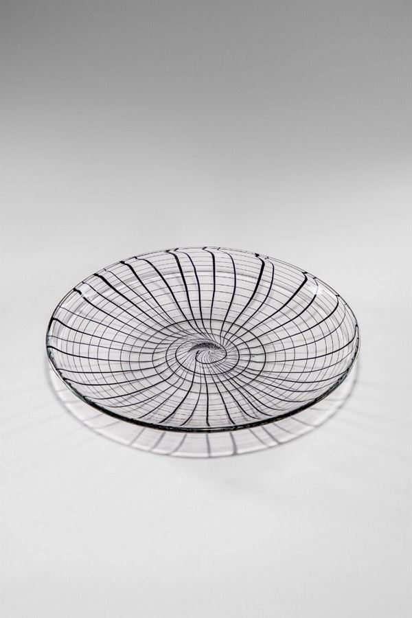 Rosanna Toso : Piatto della serie Kay  - Auction Murano Glass - Incanto Casa d'Aste e Galleria