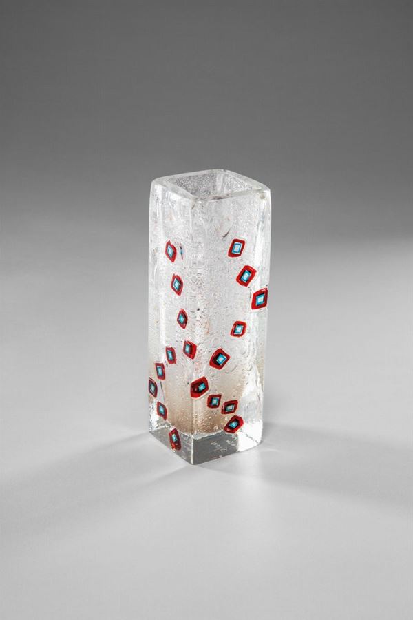 Fulvio Bianconi - Vaso con murrine policrome