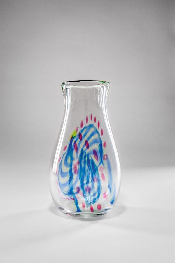 Giancarlo Signoretto - Grande vaso a macchie policrome