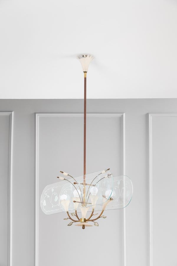 Lampadario a quattro luci